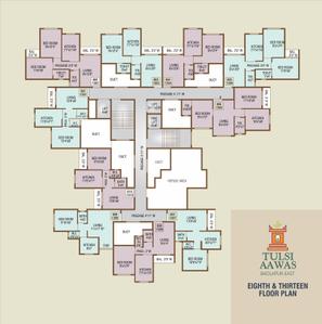 Project Image of 385.0 - 594.0 Sq.ft 1 BHK Apartment for buy in Raj Tulsi Aawas