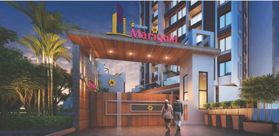 Project Image of 958.96 - 1270.57 Sq.ft 2 BHK Row House for buy in Yogesh Gandharv Marigold RH 13 To 18