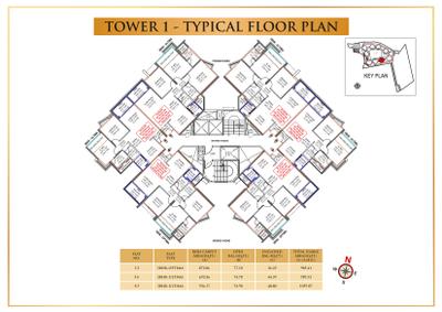Project Image of 613.0 - 1212.22 Sq.ft 2 BHK Apartment for buy in Pride Purple Park Titan