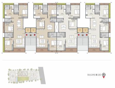 Project Image of 2400 Sq.ft 3 BHK Apartment / Flat for sale in Bhimrad for Rs. 17100000