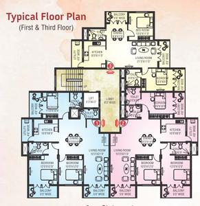 Project Image of 970.0 - 1820.0 Sq.ft 2 BHK Apartment for buy in Poonam Sindoornikethan