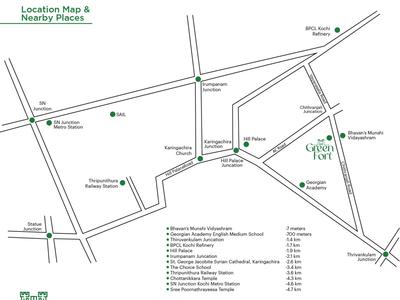 Project Image of 984.0 - 1212.0 Sq.ft 2 BHK Apartment for buy in Veegaland Green Fort