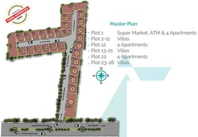 Project Image of 665.0 - 1384.0 Sq.ft 2 BHK Apartment for buy in MS Orange County Apartments