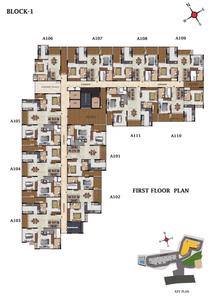 Project Image of 1503.0 - 1511.0 Sq.ft 3 BHK Apartment for buy in Casagrand Highclere