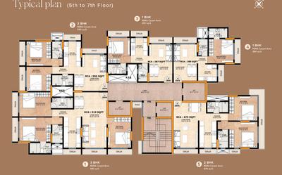 Project Image of 387.0 - 919.0 Sq.ft 1 BHK Apartment for buy in Ardhya Aura