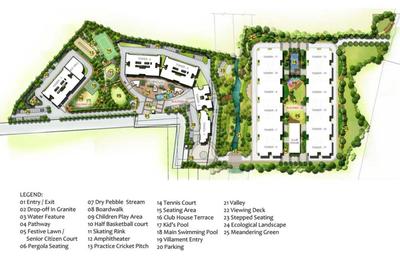 Project Image of 2650.0 - 3600.0 Sq.ft 3 BHK Villament for buy in Shriram Chirping Woods Villaments