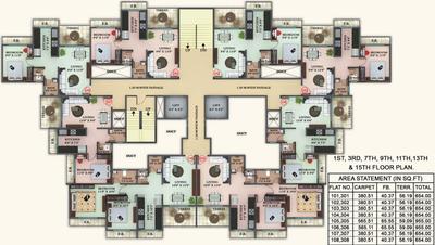 Project Image of 380.51 - 567.8 Sq.ft 1 BHK Apartment for buy in B G Patil Nanu Park