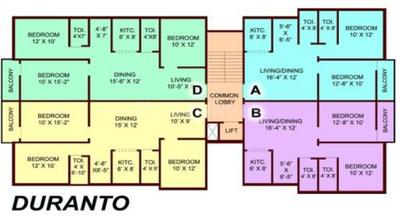 Project Image of 900.0 - 1226.0 Sq.ft 2 BHK Apartment for buy in N B Rail View