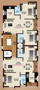Project Image of 906.0 - 910.0 Sq.ft 2 BHK Apartment for buy in Sunlight Sri Ragava
