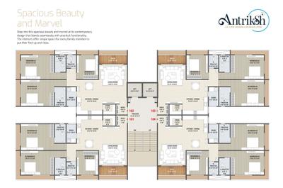 Project Image of 1140.54 - 1674.97 Sq.ft 3 BHK Apartment for buy in Real Antriksh
