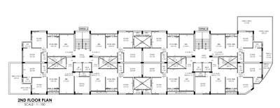 Project Image of 593.2 - 815.26 Sq.ft 2 BHK Apartment for buy in Balaji Spaaces