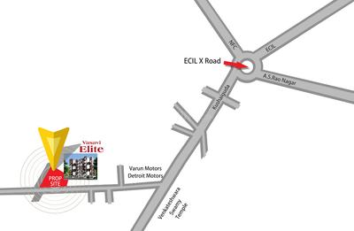 Project Image of 933.0 - 1076.0 Sq.ft 2 BHK Apartment for buy in Vasavi Elite