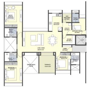 Project Image of 2653 Sq.ft 3 BHK Penthouse for sale in Indira Nagar for Rs. 12000000