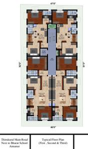 Project Image of 711.0 - 1115.0 Sq.ft 2 BHK Apartment for buy in SP Gokulam