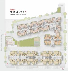 Project Image of 363.93 - 557.36 Sq.ft 1 BHK Apartment for buy in Nishan Grace