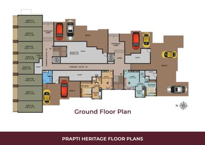 Project Image of 267.7 - 478.67 Sq.ft 1 BHK Apartment for buy in Prapti Heritage