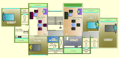 Project Image of 238.0 - 748.0 Sq.ft 1 RK Apartment for buy in Mudassar Bluemoon Annexe