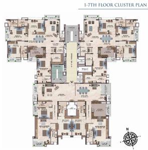 Project Image of 2506.0 - 4876.0 Sq.ft 3 BHK Apartment for buy in Ritu Emerald Chamber