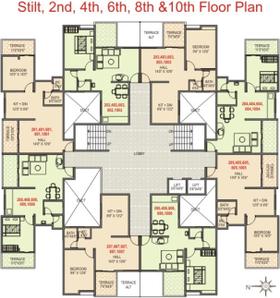 Project Image of 346.0 - 437.0 Sq.ft 1 BHK Apartment for buy in Shree Sai Phase IV K1 And L1 Buildings