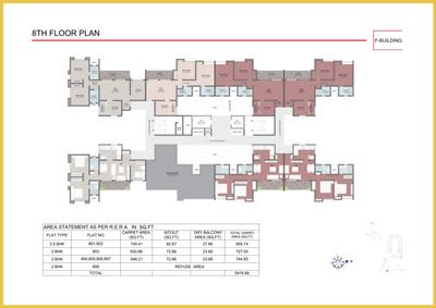 Project Image of 630.66 - 745.4 Sq.ft 2 BHK Apartment for buy in Ellora Nakshatra I Land Phase 6