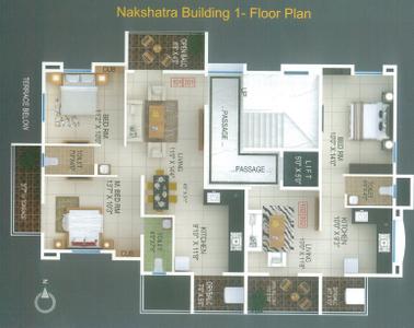 Project Image of 452.3 - 1305.0 Sq.ft 1 BHK Apartment for buy in Kalyani Nakshatra