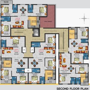 Project Image of 558.0 - 1169.0 Sq.ft 2 BHK Apartment for buy in Four Dublin Square