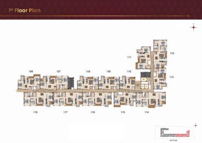 Project Image of 788.0 - 2268.0 Sq.ft 1 BHK Apartment for buy in Casagrand Keatsway