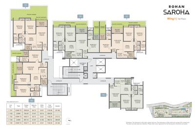 Project Image of 836.0 - 2023.0 Sq.ft 2 BHK Apartment for buy in Rohan Saroha