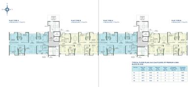Project Image of 1036.0 - 2019.0 Sq.ft 3 BHK Apartment for buy in Morya Phase I