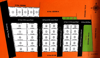 Project Image of 877.0 - 2478.0 Sq.ft Residential Plot Plot for buy in Divine Abirami Garden