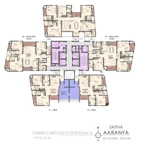 Project Image of 2117.0 - 2944.0 Sq.ft 3 BHK Apartment for buy in Sattva Aaranya