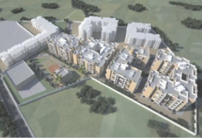 Project Image of 351.0 - 665.0 Sq.ft 1 BHK Apartment for buy in Rakshak Vatika A B C Wings