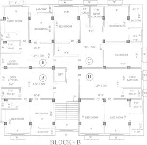Siddhidata Tower Images for clusterPlan 1