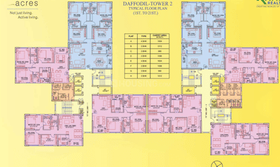 Project Image of 1133.0 - 1753.0 Sq.ft 2 BHK Apartment for buy in Active Acres