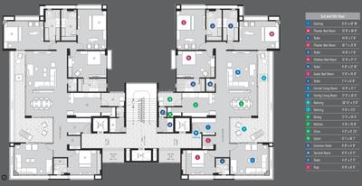 Project Image of 2624.13 - 4038.62 Sq.ft 4 BHK Apartment for buy in Jaydeep Alphabet A