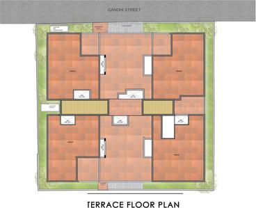 Samprathy Aprita Aprita Cluster Plan for Terrace Floor 2