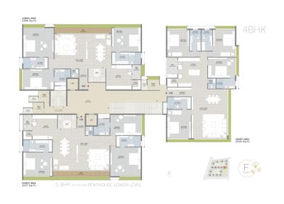 Project Image of 1911.0 - 6203.0 Sq.ft 3 BHK Apartment for buy in Avadh Ercole