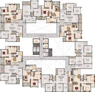 Project Image of 845 Sq.ft 2 BHK Apartment / Flat for sale in Charholi Budruk for Rs. 6100000