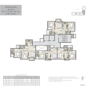 Project Image of 376.85 - 784.59 Sq.ft 1 BHK Apartment for buy in Hiranandani Highland A B C D And E Wing