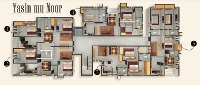 Project Image of 845.0 - 1196.0 Sq.ft 2 BHK Apartment for buy in Yasin Munoor