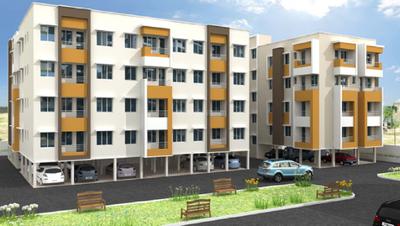 Project Image of 444.12 - 614.19 Sq.ft 2 BHK Apartment for buy in Annai Arisha Block A