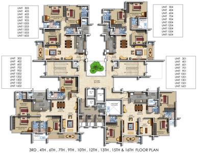 Project Image of 1743.0 - 2384.0 Sq.ft 3 BHK Apartment for buy in Sattva Luxuria Heights