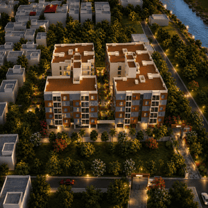 Project Image of 987.0 - 1032.0 Sq.ft 3 BHK Apartment for buy in Isha River Front