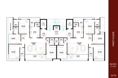 Project Image of 1191.78 - 1205.67 Sq.ft 3 BHK Apartment for buy in Parth The Amore