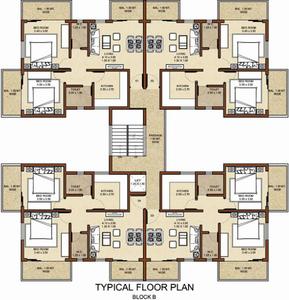 Project Image of 0.0 - 633.0 Sq.ft 2 BHK Apartment for buy in Everton Greva Plaza