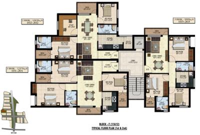 Project Image of 728.0 - 1500.0 Sq.ft 2 BHK Apartment for buy in SPS Brownstar