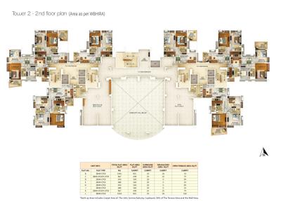 Project Image of 680.0 - 2020.0 Sq.ft 2 BHK Apartment for buy in Merlin The One