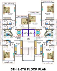 Project Image of 699.0 - 988.0 Sq.ft 2 BHK Apartment for buy in Saaga Parijat CHS