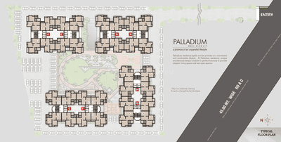 Project Image of 1155.0 - 1207.0 Sq.ft 2 BHK Apartment for buy in Palladium Residency