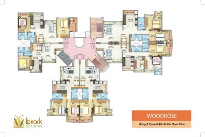 Project Image of 525.0 - 897.0 Sq.ft 1 BHK Apartment for buy in Atlanta Konark Meadows